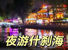 【张德玉诗词】冬日夜游北京什刹海