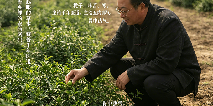 【洛沙随笔】跟上姚选富识百草之一百七十八：栀解心热