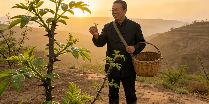【洛沙随笔】跟上姚选富识百草之百七十一：椒芽本草香