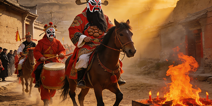 【纯子散文】元夕：黄土塬上的光与焰