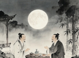 【禅悟诗词】七绝  中秋夜话