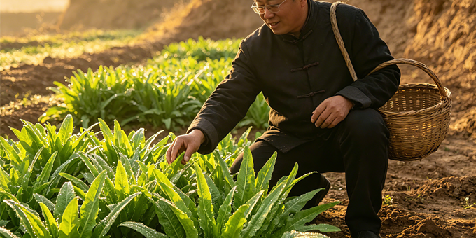 【洛沙随笔】跟上姚选富识百草之一百七十五：麦菜藏灵