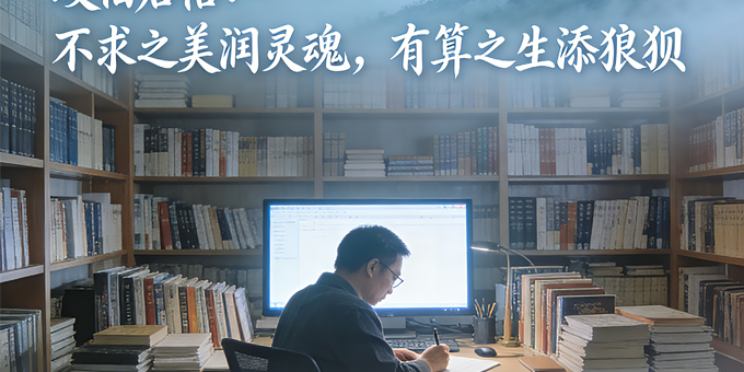 【洛沙随笔】岐伯悟：不求之美润灵魂，有算之生添狼狈