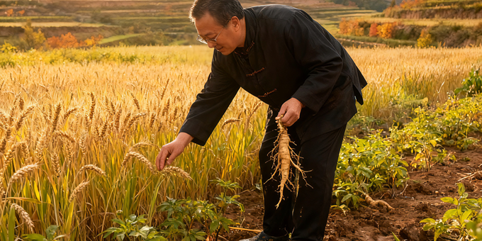 【洛沙随笔】跟上姚选富识百草之四十二：田间识土参