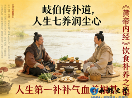 【洛沙随笔】岐伯传补道，人生七养润尘心