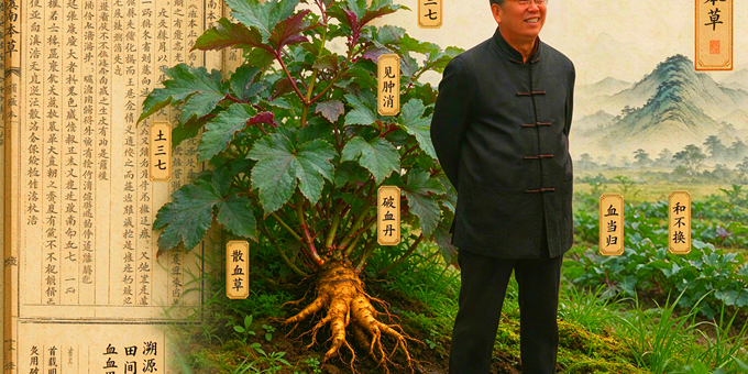 【洛沙随笔】跟上姚选富识百草之三百五十七：菊三七记