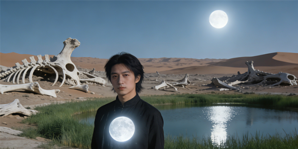 【纯子诗歌】 月照骨作银