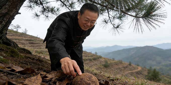 【洛沙随笔】跟上姚选富识百草之六十六：茯苓藏道