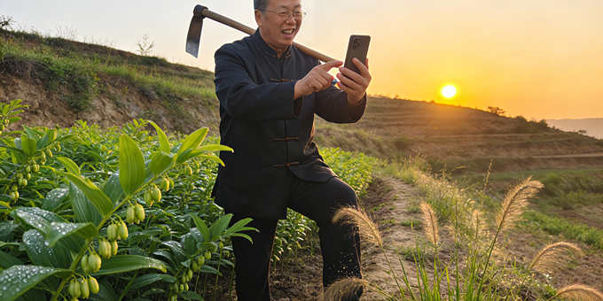 【洛沙随笔】跟上姚选富识百草之一百零九：田埂藏黄精