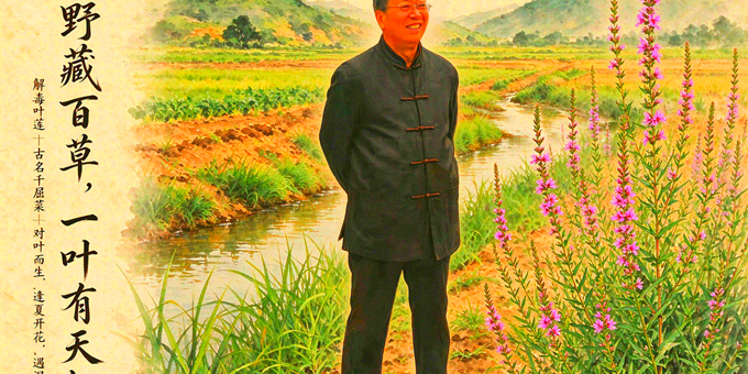 【洛沙随笔】跟上姚选富识百草之三百四十八：叶莲草韵