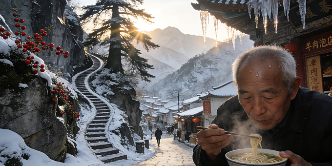 【纯子散文】小寒·秦岭寄