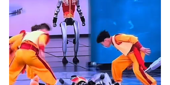 【闫兆麟诗词】七律 赞春晚宇树机器人