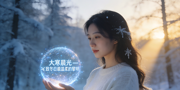 【纯子诗歌】 大寒晨光