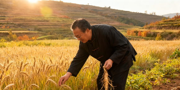 【洛沙随笔】跟上姚选富识百草之四十二：田间识土参