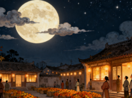 敬月随想【乐怀居旭峰诗词】