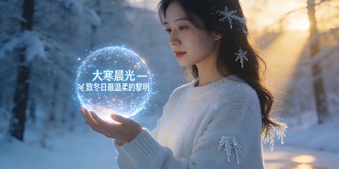 【纯子诗歌】 大寒晨光