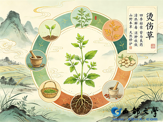 2烫伤草四季入药图.png