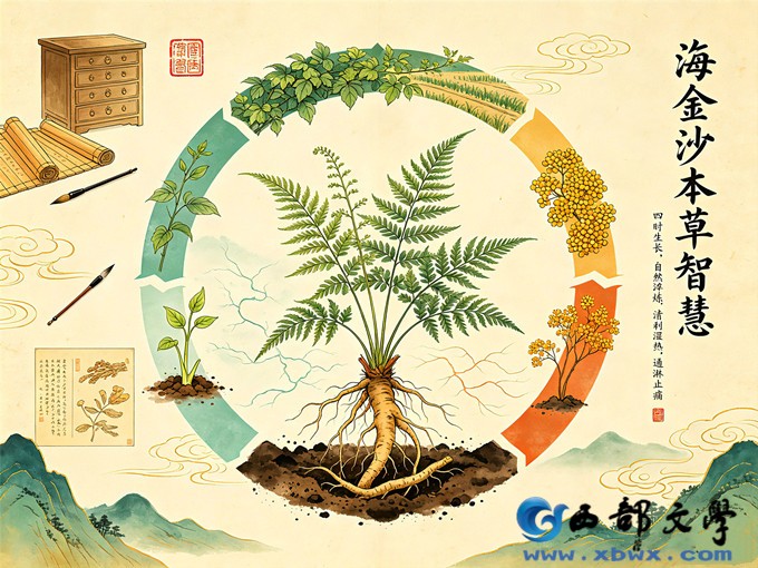 2海金沙四时生长与配伍图.jpg