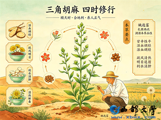 2三角胡麻四时生长与本草养生图_副本.png